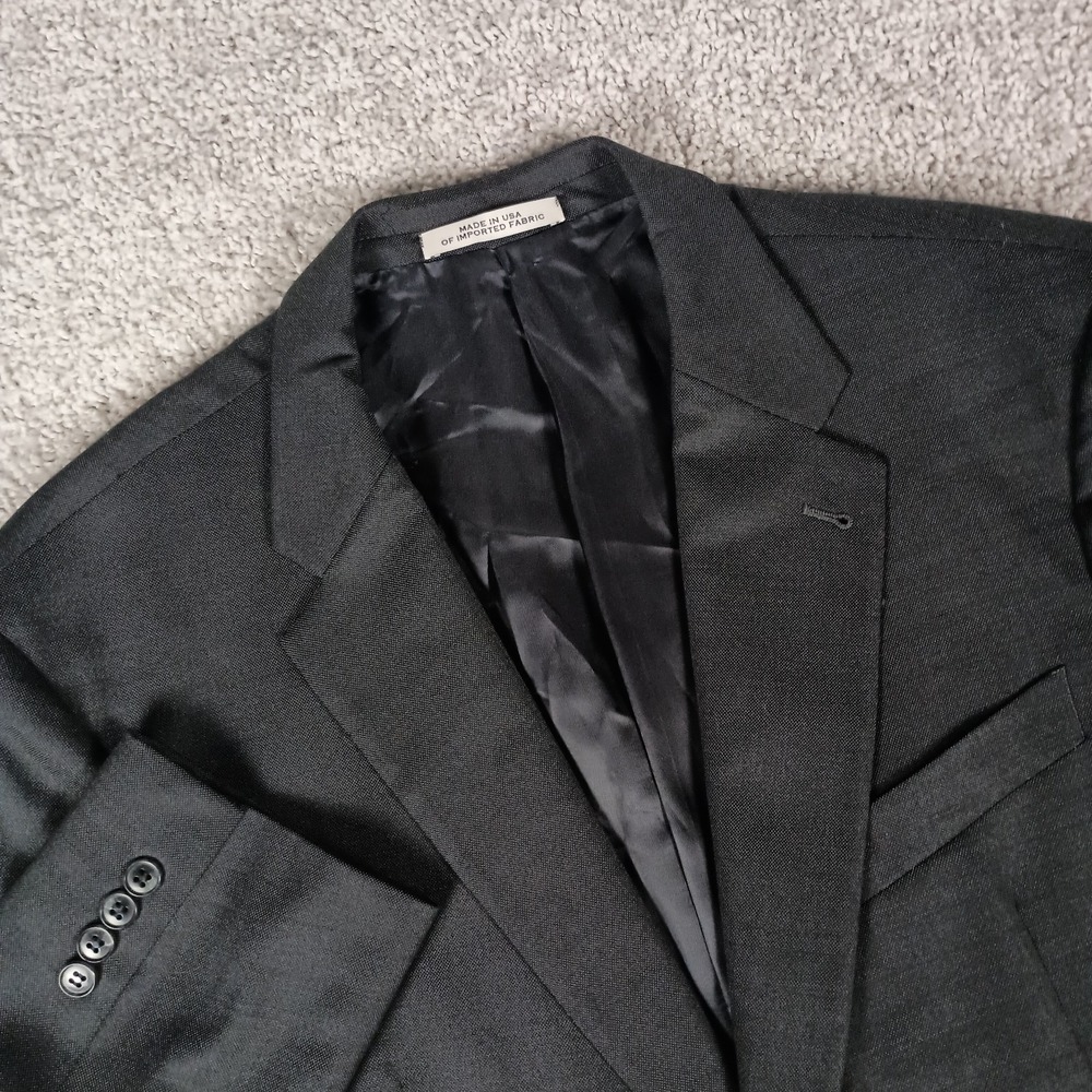 Joseph Abboud 44R Slim Fit Marzotto Wool Super 100s  Made In USA Mens Blazer